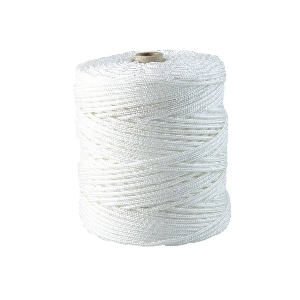 Cuerda de Polipropileno 4.5MM x 200M - Resistente, Flexible y Ligera para Camping, Toldos y Proyectos DIY con Protección UV, Soporta hasta 200kg - Disponible en Marrón, Blanco, Azul y Verde