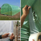 Cinta Adhesiva de Alta Resistencia para Reparación de Invernaderos, 10 cm x 33 m, Transparente