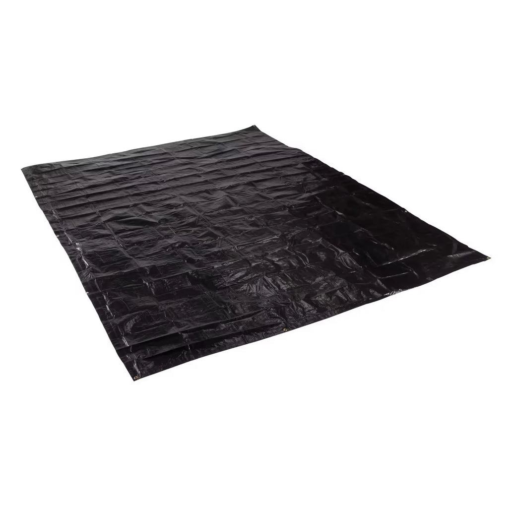 Lona de suelo WELLHOME 2x3 metros, 90gsm, color negro
