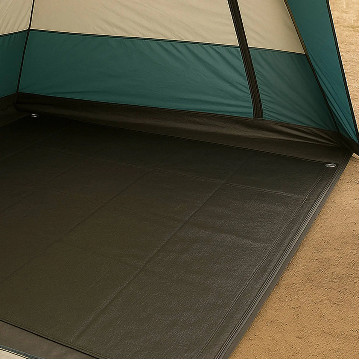 Lona de suelo WELLHOME 2x3 metros, 90gsm, color negro