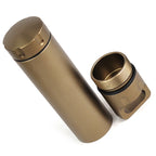 Cápsula Estanca Portátil de Aluminio para Supervivencia Outdoor - Contenedor Multifuncional y Resistente al Agua