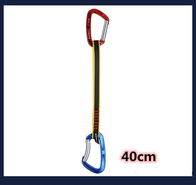 Cinta Express Profesional XINDA para Escalada con Mosquetones de Seguridad