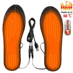 Plantillas Calefactables USB para Zapatos, Lavables, Unisex, Modelo WJ014