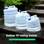 Cubo plegable para exteriores 3L/5L/8L/10L/15L – Bolsa de agua portátil para camping y supervivencia