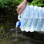Cubo plegable para exteriores 3L/5L/8L/10L/15L – Bolsa de agua portátil para camping y supervivencia