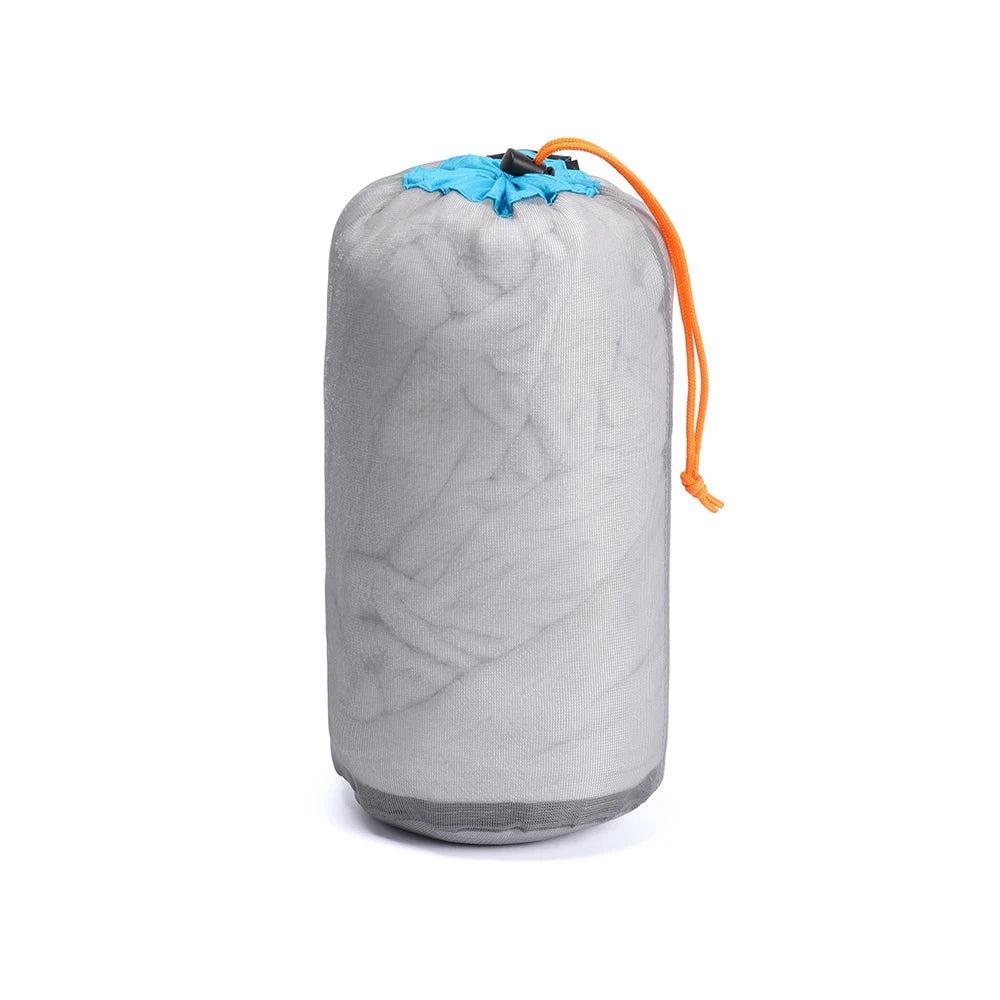 Bolsa de Almacenamiento Ultraligera de Malla para Camping, Senderismo y Deporte - 1 Unidad