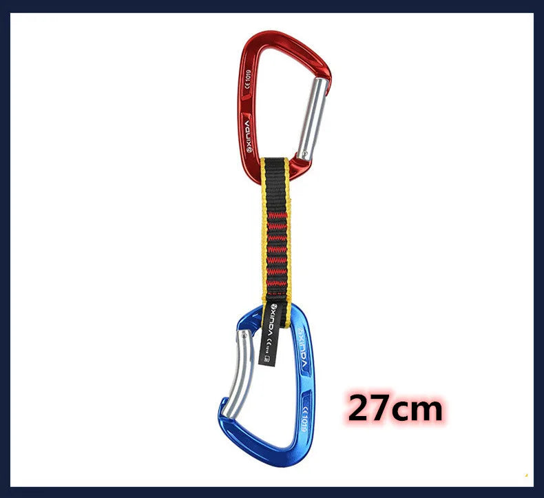 Cinta Express Profesional XINDA para Escalada con Mosquetones de Seguridad