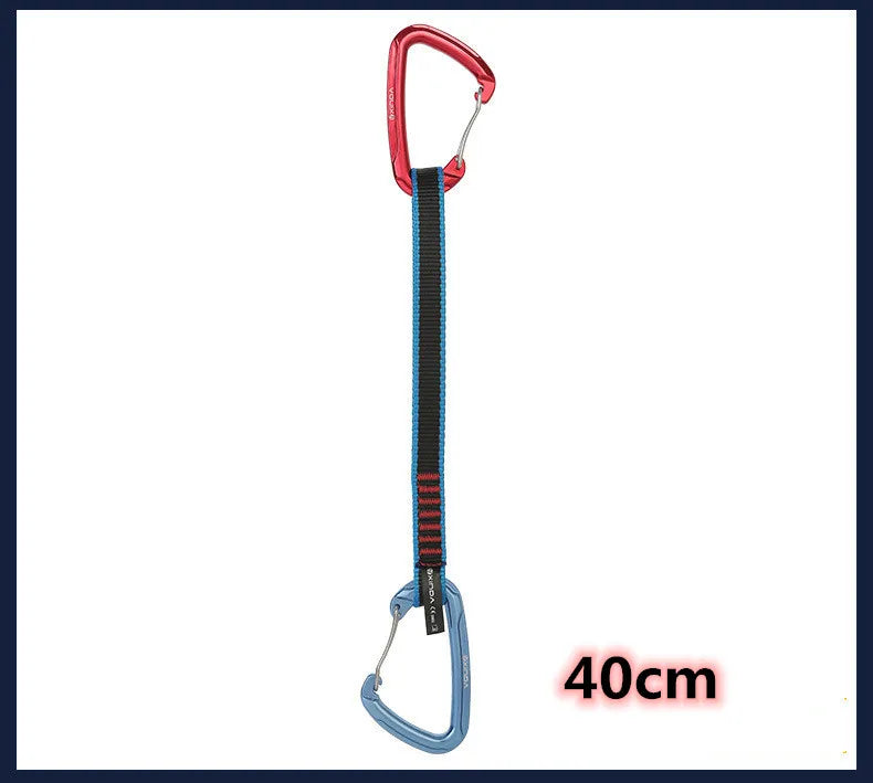 Cinta Express Profesional XINDA para Escalada con Mosquetones de Seguridad