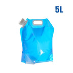 Cubo plegable para exteriores 3L/5L/8L/10L/15L – Bolsa de agua portátil para camping y supervivencia