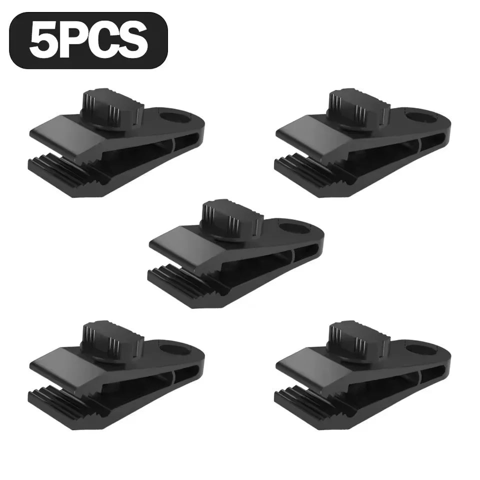Clips para Lona de Camping 5/10 Unidades - Sujetadores Resistentes para Tienda, Toldos y Carpas
