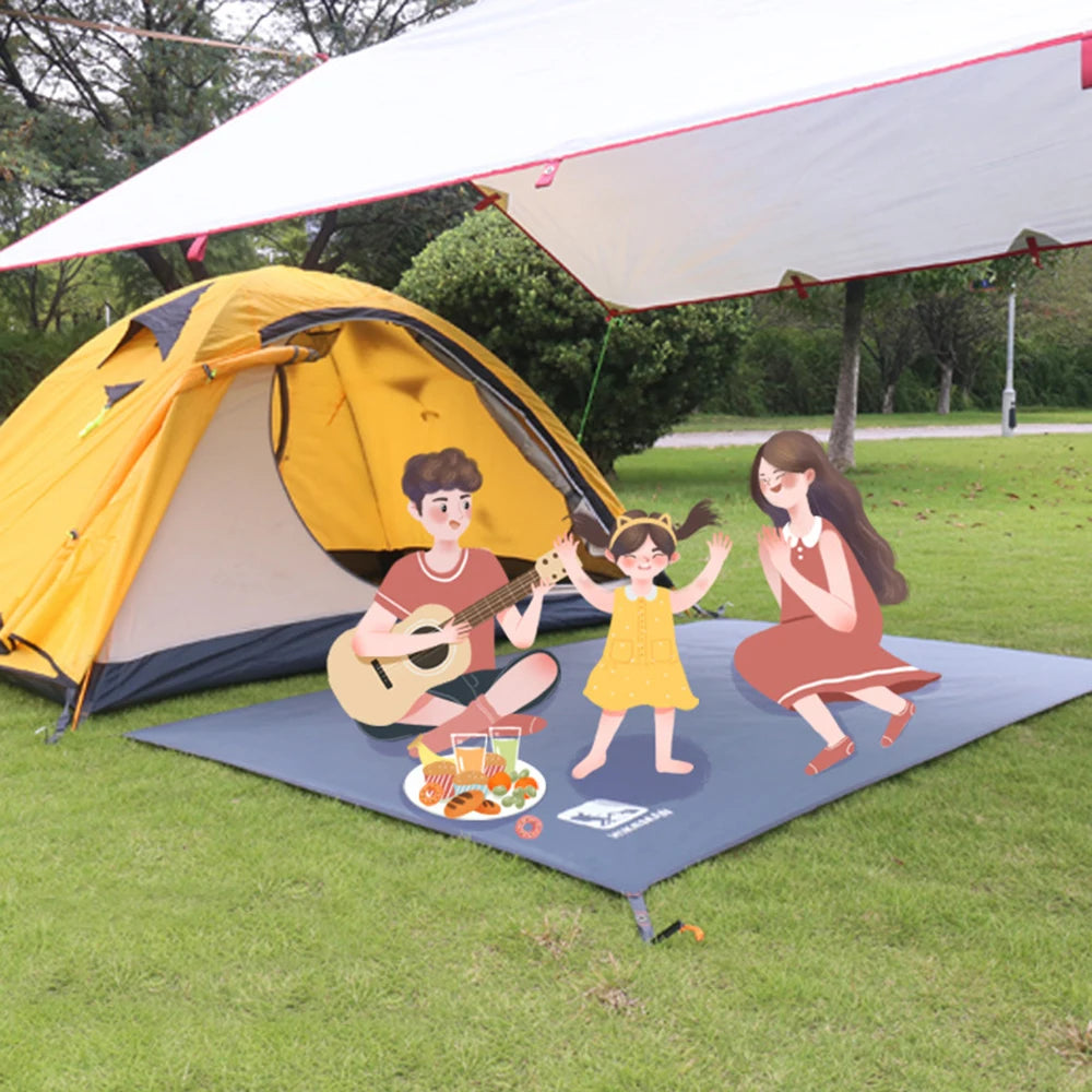 Lona Impermeable para Camping, Alfombrilla de Picnic Gruesa, Base de Tienda y Toldos de Sol para Senderismo y Viajes