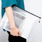 Bolsa de Almacenamiento con Cierre de Malla Impermeable para Documentos – Tamaños A3/A4/A5/A6