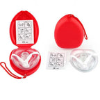 Set de Mascarilla de Rescate CPR para Coche - Kit de Supervivencia y Primeros Auxilios con Válvula Unidireccional