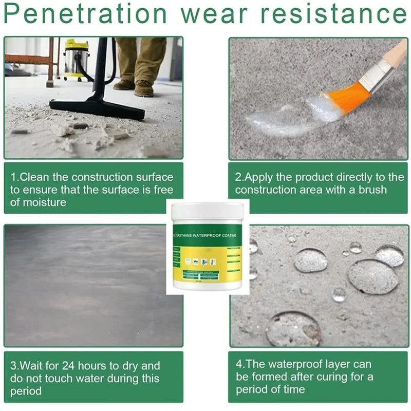 Sellador Impermeabilizante Transparente de Alta Resistencia para Reparaciones al Aire Libre