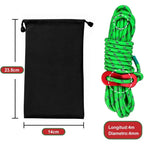 Paquete de 10 Cuerdas Reflectantes para Tienda (4mm) – Alta Visibilidad, Resistencia al Viento y Brillo Nocturno, con Ajustadores de Tensión; Ideales para Camping, Senderismo y Toldos
