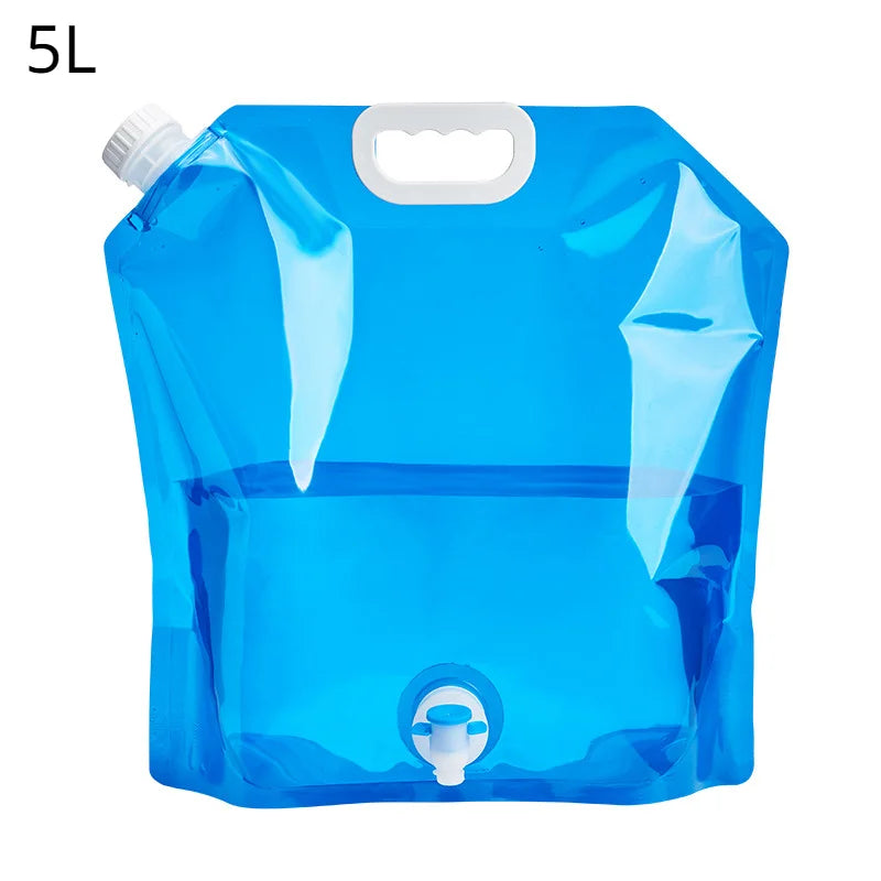 Bolsa de Agua Portátil y Plegable para Camping 5 L/10 L