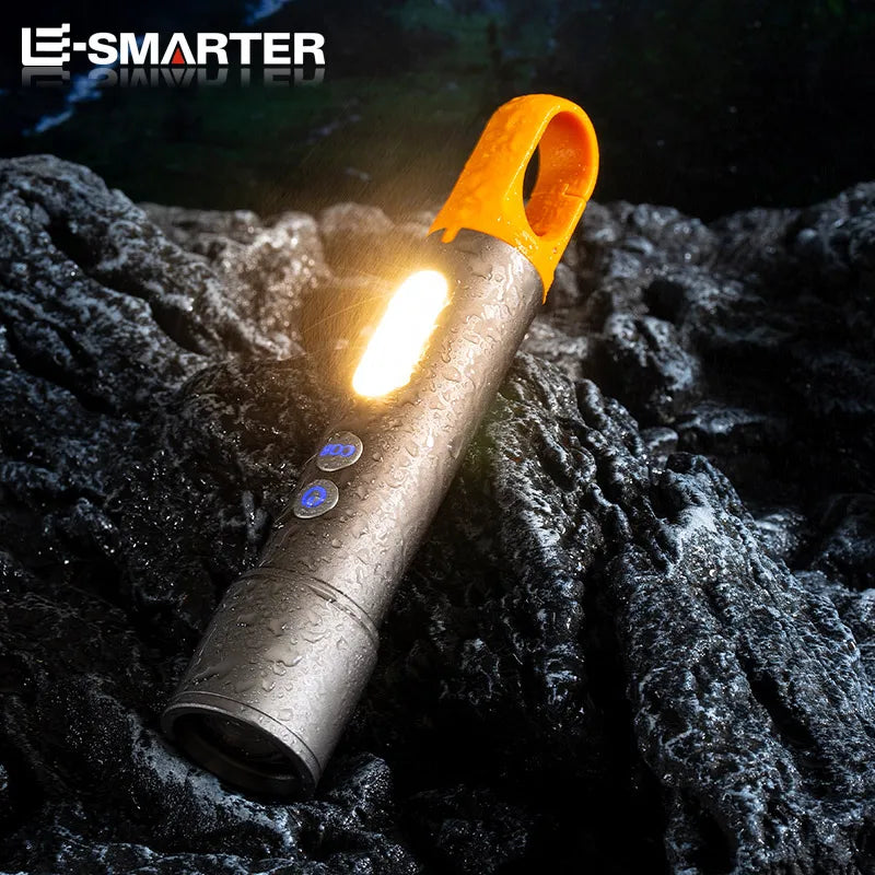 Linterna de Camping ESMATER X723 con Zoom – Luz Portátil para Exteriores y Senderismo