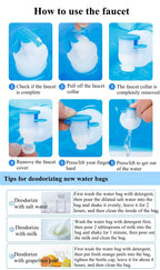 Bolsa de Agua Portátil y Plegable para Camping 5 L/10 L