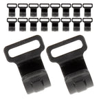 50 Piezas Clips Plásticos Tipo C para Tienda de Campaña – Reparación, Fijación de Lonas y Sombra, Sujeción de Poste, A Prueba de Viento