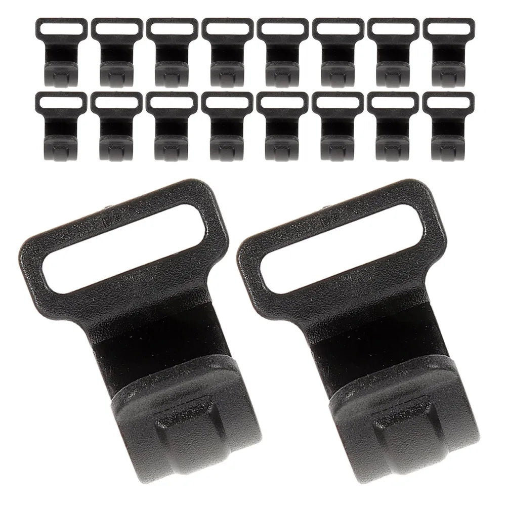50 Piezas Clips Plásticos Tipo C para Tienda de Campaña – Reparación, Fijación de Lonas y Sombra, Sujeción de Poste, A Prueba de Viento