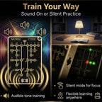 Tarjeta Entrenadora Morse Pro Edición LED – Herramienta Electrónica Portátil para Práctica de Telegrafía