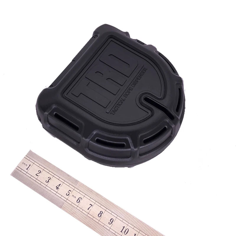 Dispensador de Cuerda Táctico para Exteriores con Cortador Rápido y Caja de Almacenaje Paracord