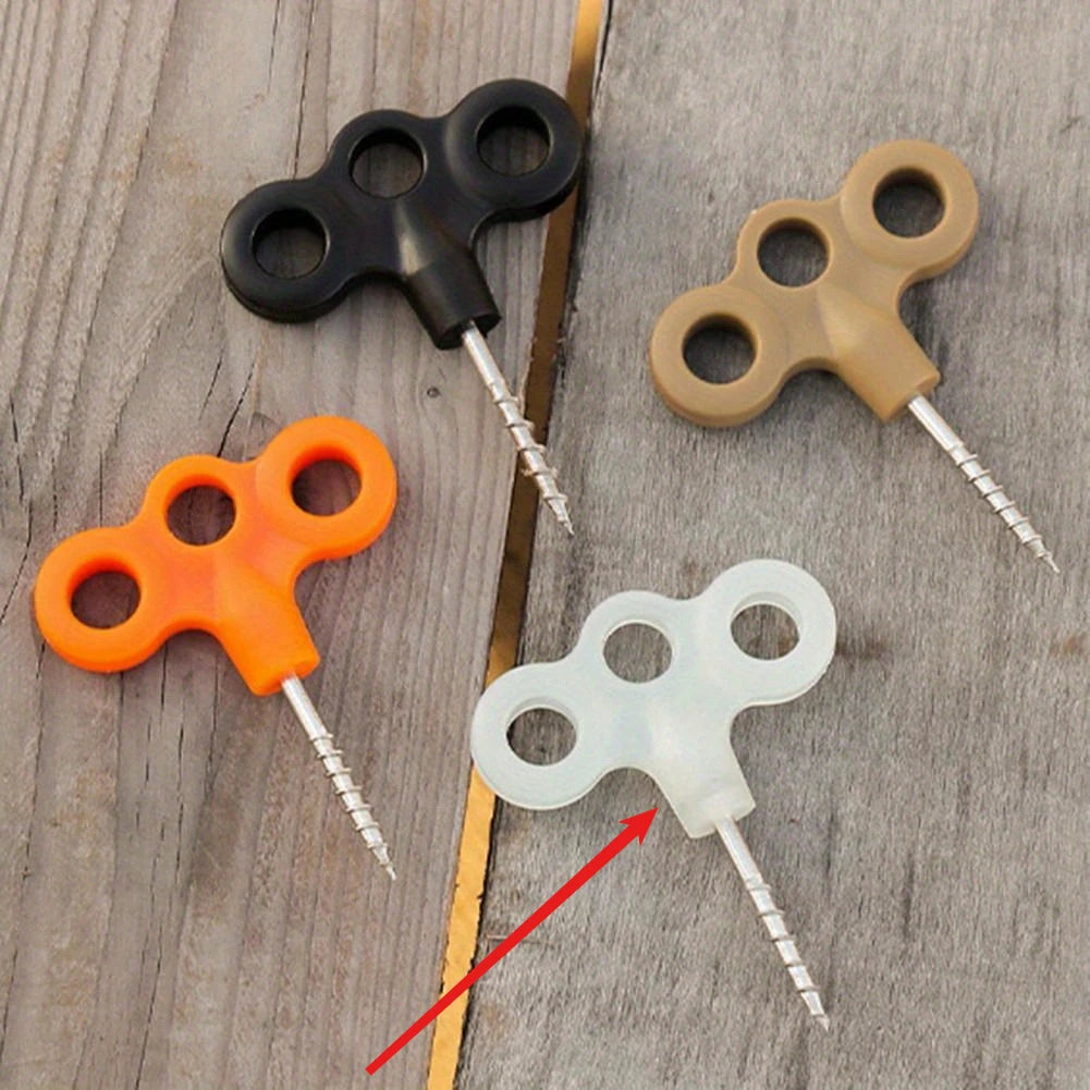 10 piezas de anclajes de suelo de acero inoxidable para tienda y exteriores