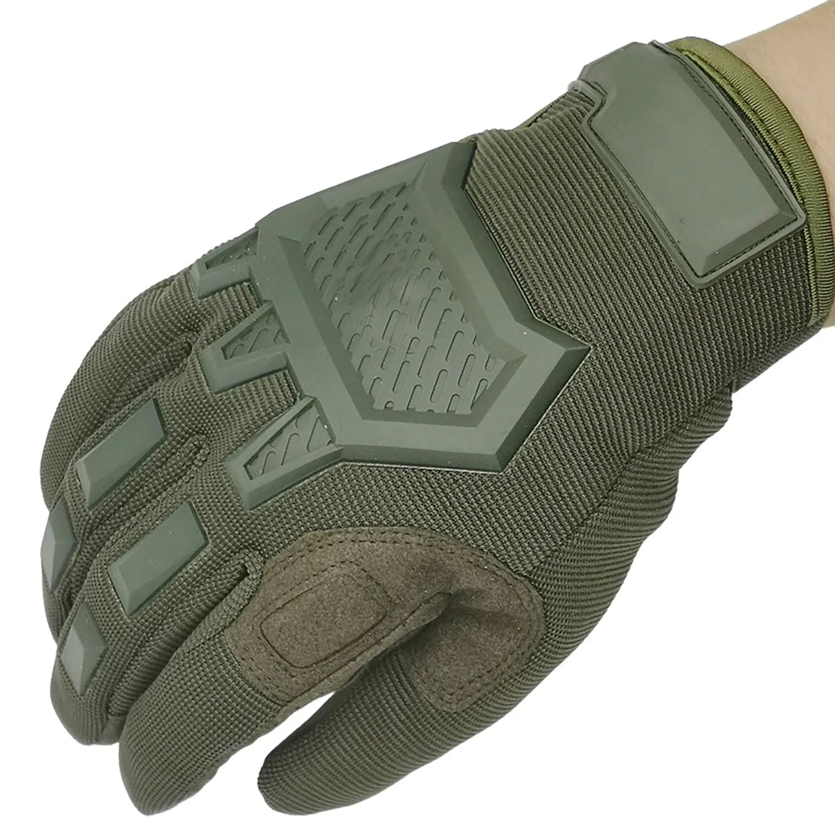 Guantes Tácticos Antideslizantes Unisex para Ciclismo, Motociclismo y Senderismo - Pantalla Táctil, Dedo Completo