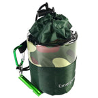Saco de Dormir de Emergencia para 1-2 Personas Impermeable y Térmico con Silbato para Supervivencia