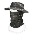 Set de Gorro Camuflado Táctico con Protección Solar para Outdoor, Senderismo y Pesca – UV, Ajustable