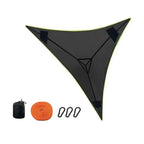 Hamaca Triangular para Varias Personas de Exterior, Plegable, de Malla Resistente para Camping, Viajes y Jardín