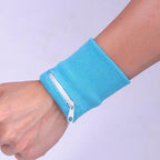Muñequera Deportiva con Bolsillo y Cremallera para Correr, Almacenamiento de Llaves y Tarjetas, Ideal para Baloncesto y Running