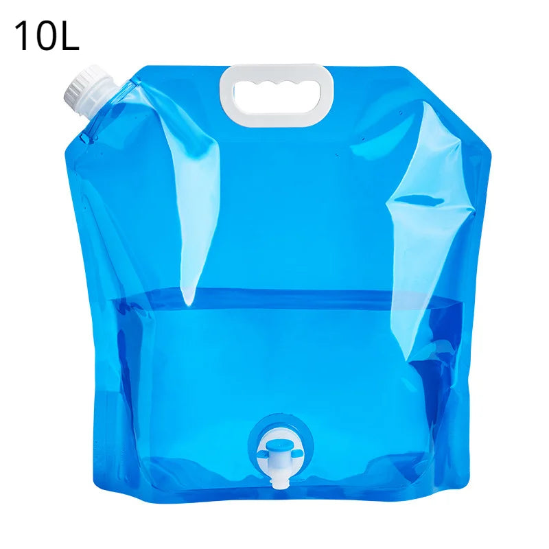 Bolsa de Agua Portátil y Plegable para Camping 5 L/10 L