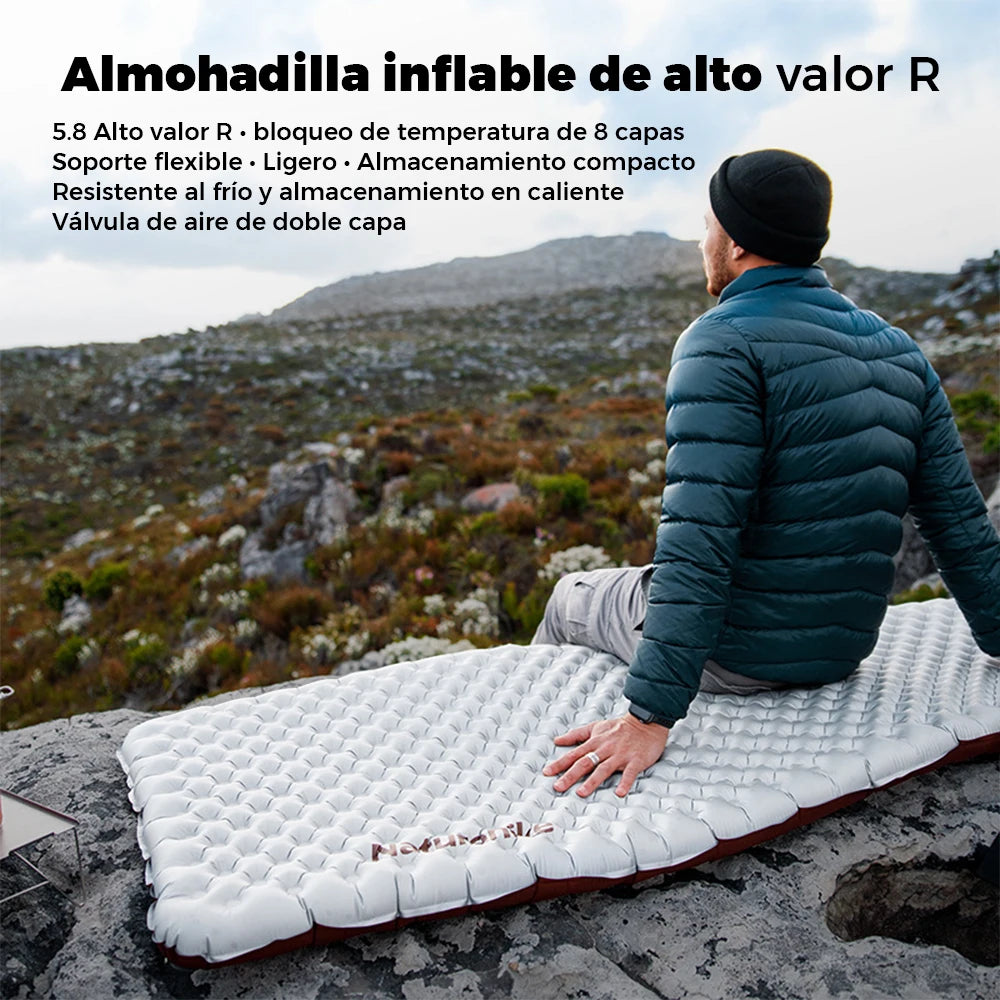 Colchón Inflable Naturehike 2026 para Camping y Outdoor - Ligero y Portátil