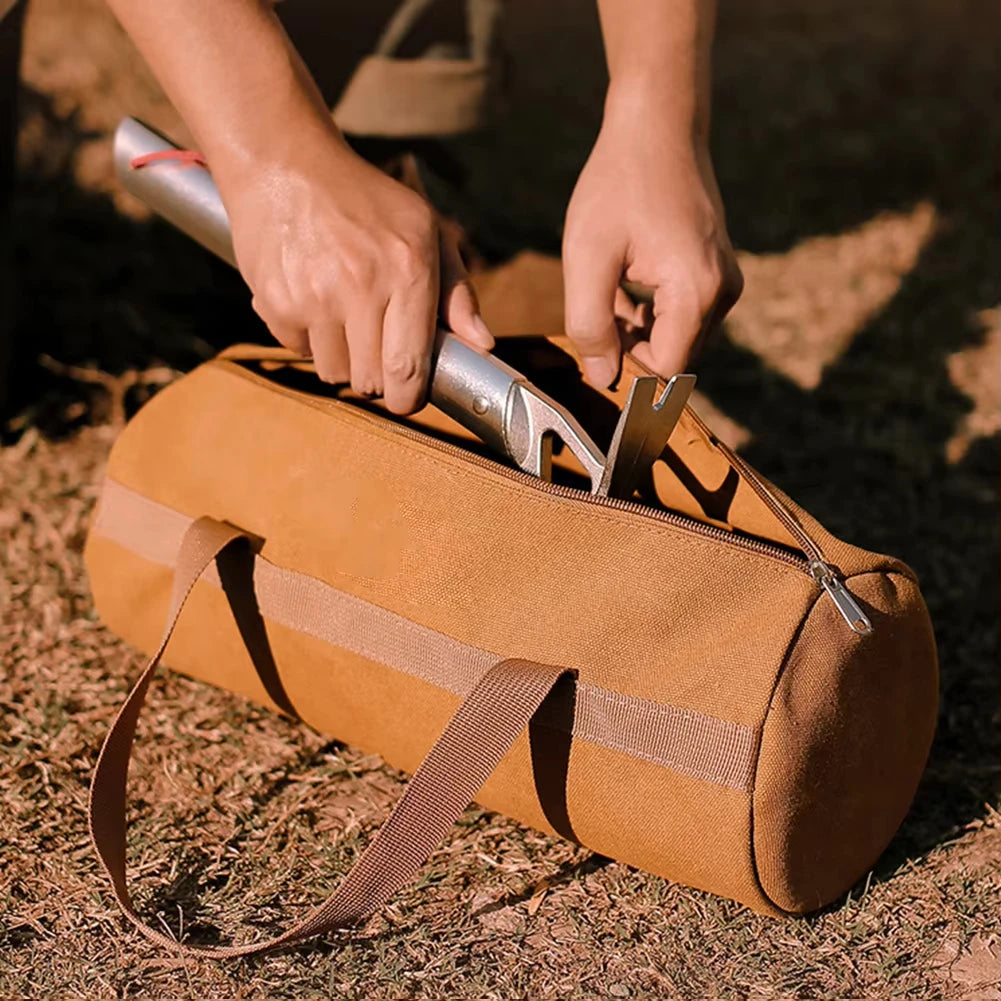Bolsa de Almacenamiento para Estacas de Tienda de Gran Capacidad y Ligera, Portátil para Herramientas de Camping al Aire Libre
