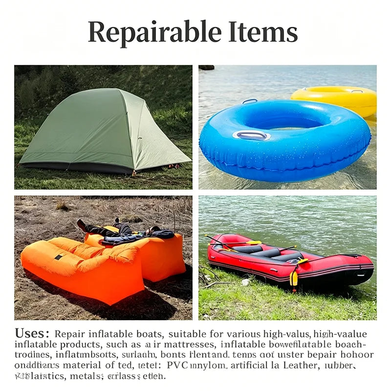 Cinta Adhesiva Transparente de Reparación TPU Impermeable para Tienda de Campaña, Impermeables y Equipos Outdoor