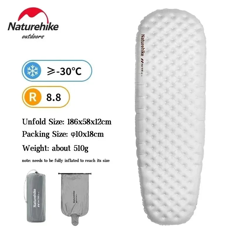 Colchón Inflable Naturehike 2026 para Camping y Outdoor - Ligero y Portátil