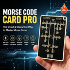 Tarjeta Entrenadora Morse Pro Edición LED – Herramienta Electrónica Portátil para Práctica de Telegrafía