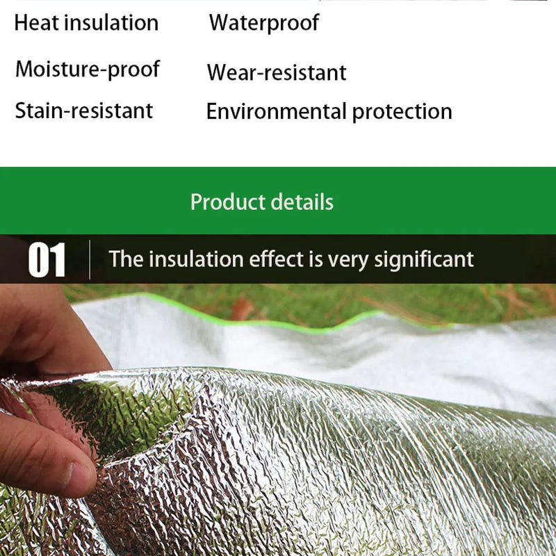 Base Impermeable de Aluminio para Camping - Refleja Calor y Protege Tu Tienda