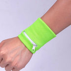 Muñequera Deportiva con Bolsillo y Cremallera para Correr, Almacenamiento de Llaves y Tarjetas, Ideal para Baloncesto y Running