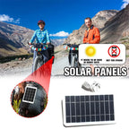 Panel Solar Portátil 5V 2W con USB para Carga Segura – Ideal para Camping, Banco de Energía y Exterior