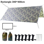Toldo Camuflaje Impermeable Multi Talla para Camping y Jardín