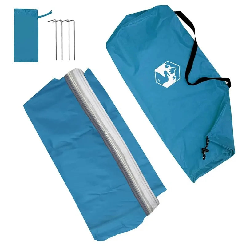 Tienda de campaña para portón trasero con techo azul 190 x 150 x 185 cm Tafetán
