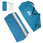 Tienda de campaña para portón trasero con techo azul 190 x 150 x 185 cm Tafetán