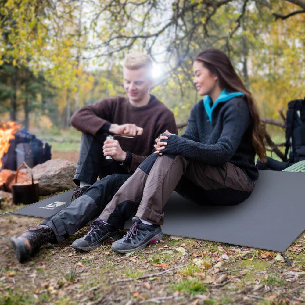 Lona Impermeable para Camping, Alfombrilla de Picnic Gruesa, Base de Tienda y Toldos de Sol para Senderismo y Viajes