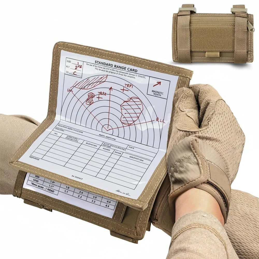 Funda Táctica para Mapas de Muñeca – Porta Mapas y Tarjetas para Rescate y Medición en Campo