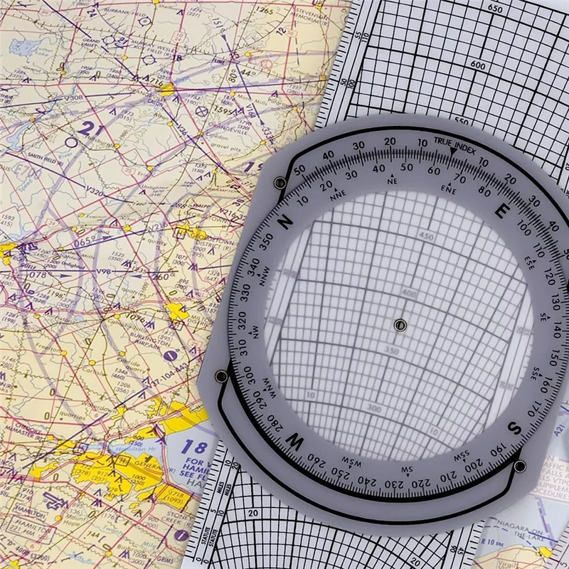 Computadora de Vuelo E6B Regla Circular para Aviación – Entrenamiento y Prácticas de Pilotos
