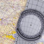 Computadora de Vuelo E6B Regla Circular para Aviación – Entrenamiento y Prácticas de Pilotos