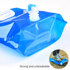 Bolsa de Agua Portátil y Plegable para Camping 5 L/10 L