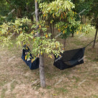 Hamaca Multifuncional con Colchón, Mosquitera y Toldo Impermeable para Camping, Jardín o Interior